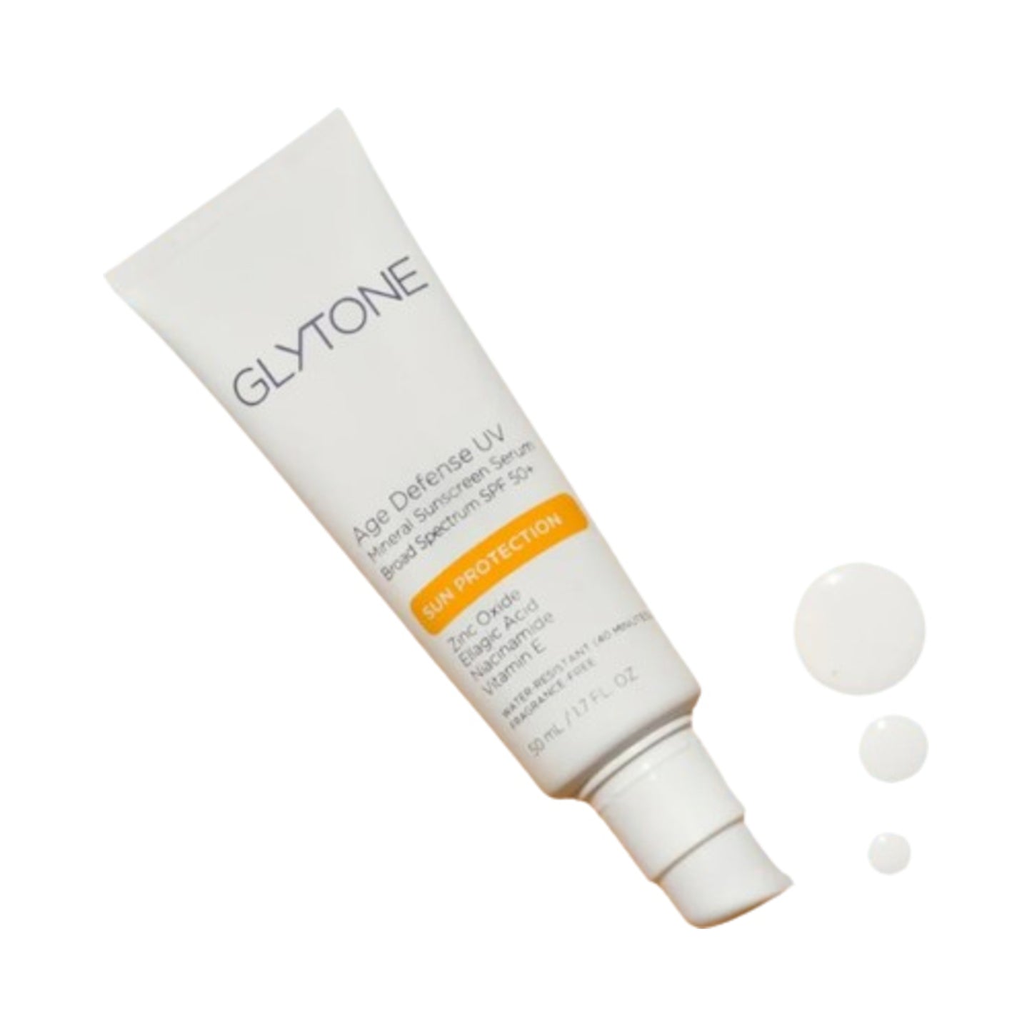 Glytone Age Defense UV Mineral Sunscreen Serum Broad Spectrum SPF 50+