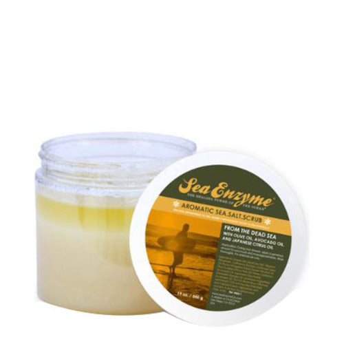 Zeezym aromatische zeezout scrub