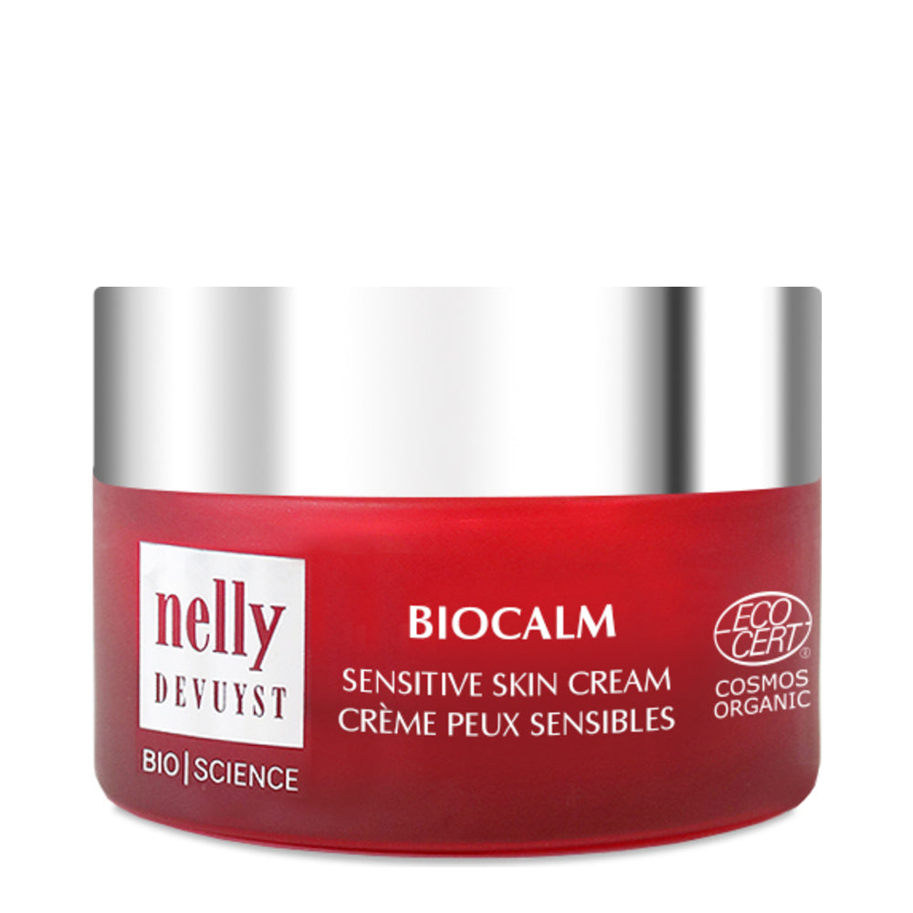 Crema de piel sensible al biocalm de nelly devuyst