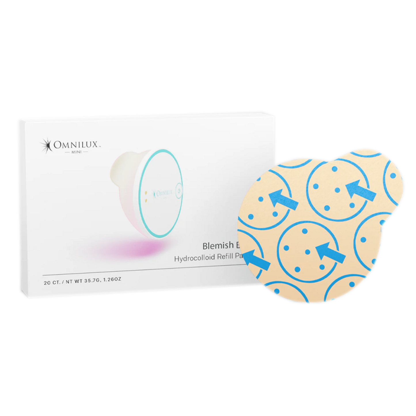 Omnilux Blemish Eraser Hydrocolloid Refill Patches