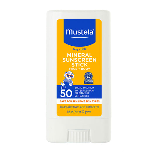 Mustela Broad Spectrum SPF 50 Mineral Sunscreen Stick