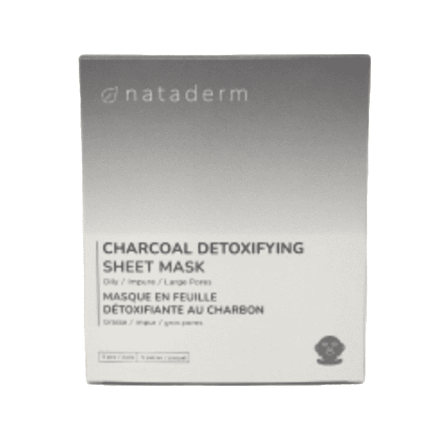 Nataderm Charcoal Detoxifying Sheet Mask