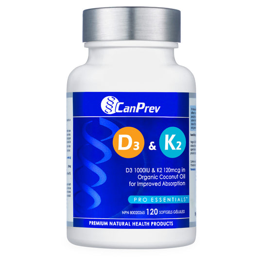CanPrev D3 and K2 - Organic Coconut Oil