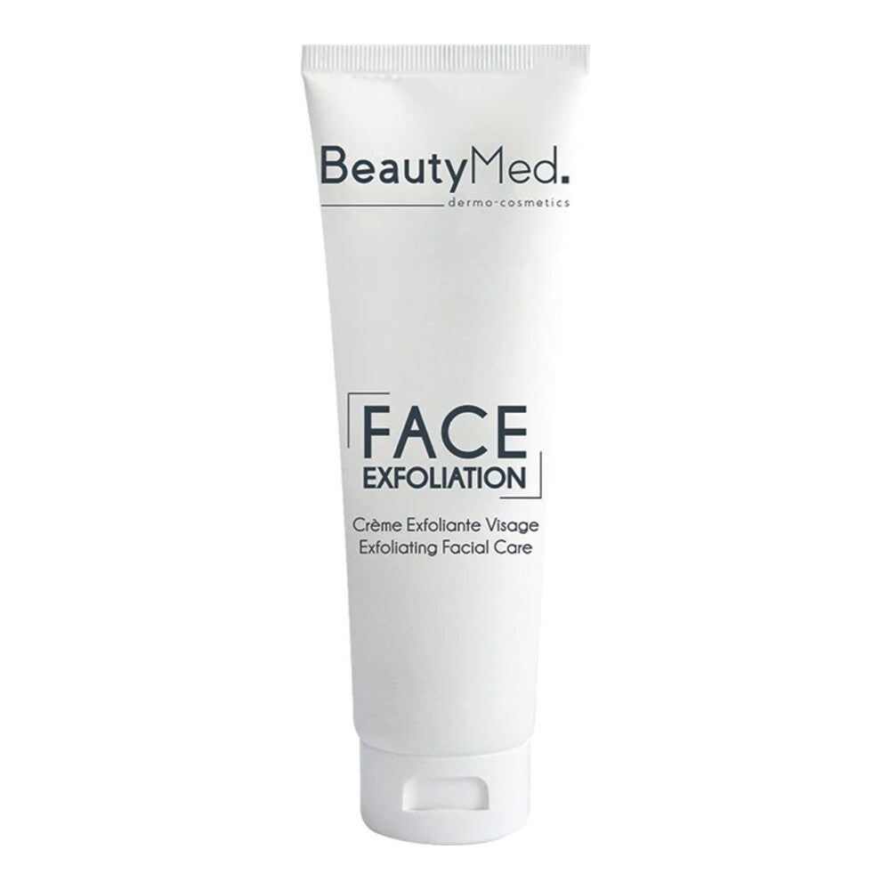 Cuidado facial exfoliante de belleza