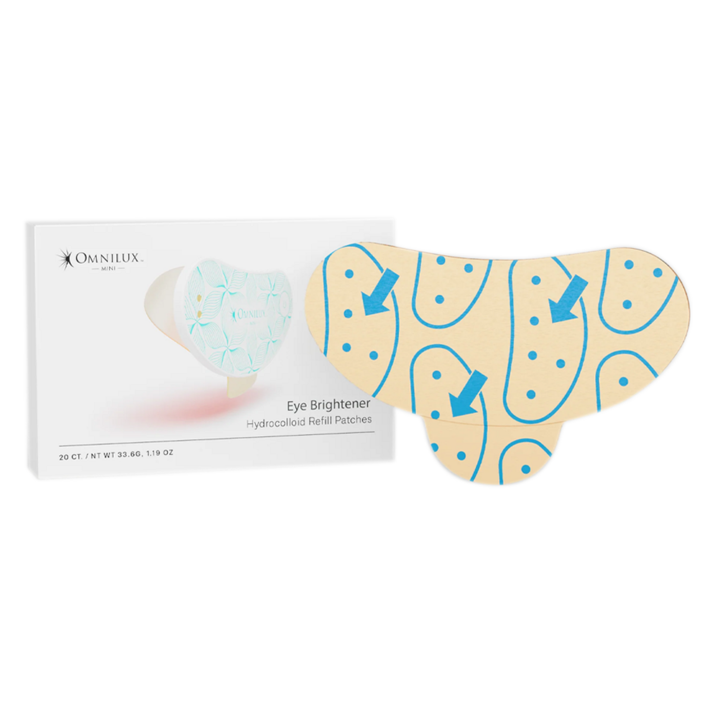 Omnilux Eye Lysener Hydrocolloid Refill Patches