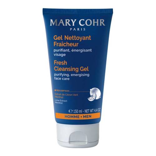 Mary Cohr Men se preocupa com gel de limpeza fresco