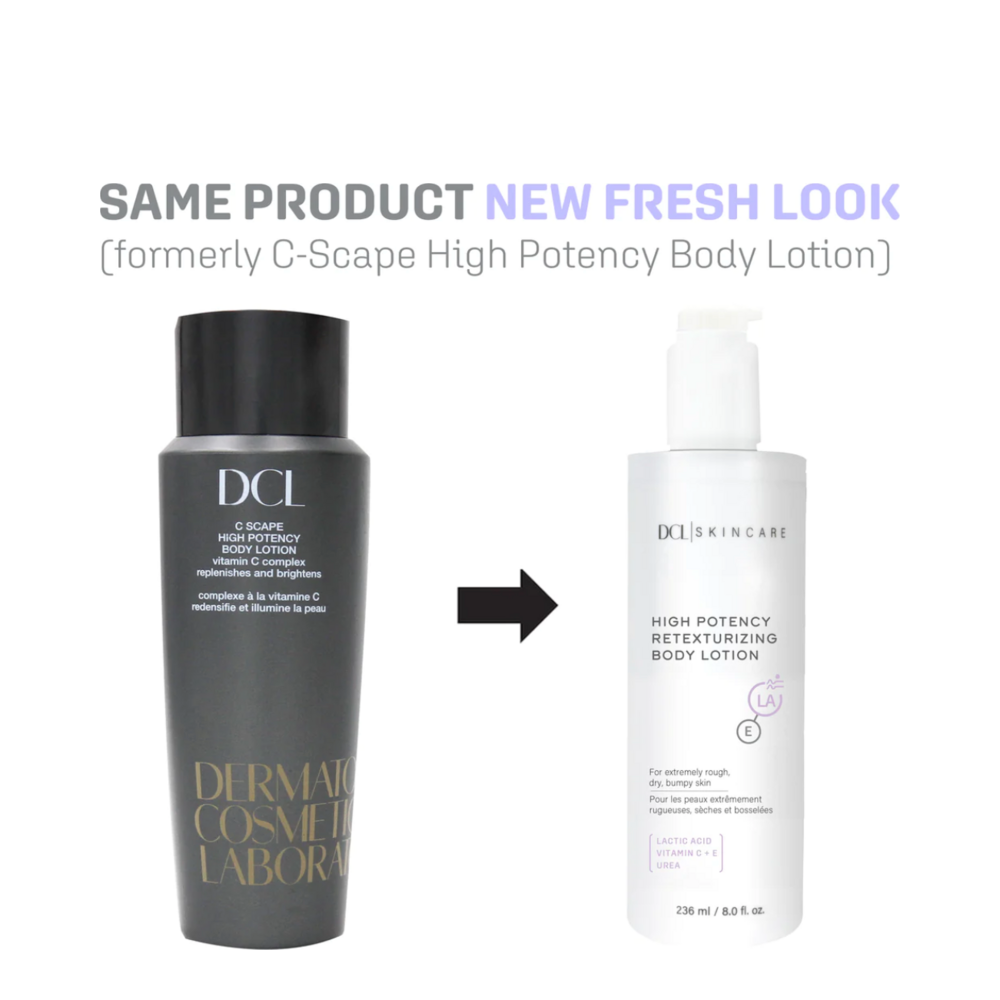 DCL Dermatologic High Potency Retexturizing Body Lotion