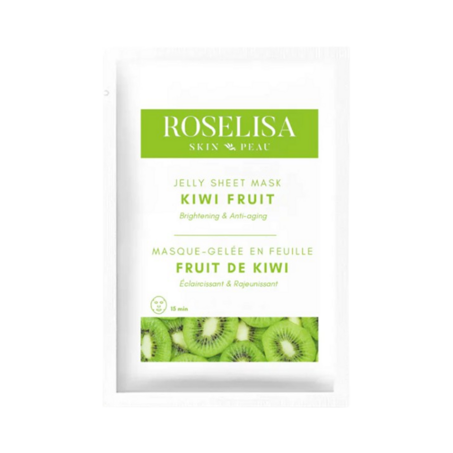 Roselisa Jelly -levy Mask - Kiwi