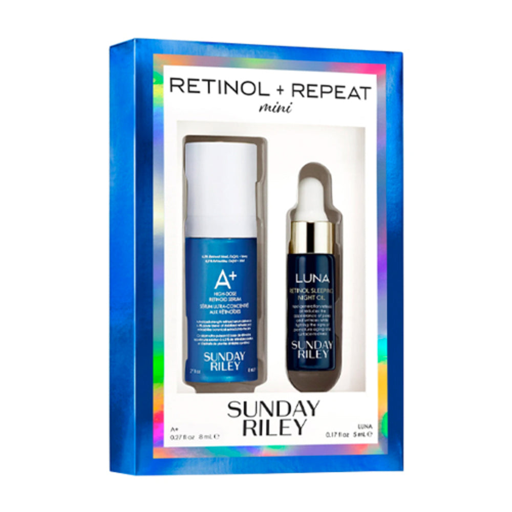 Søndag Riley Mini Retinol og gjenta reisesett