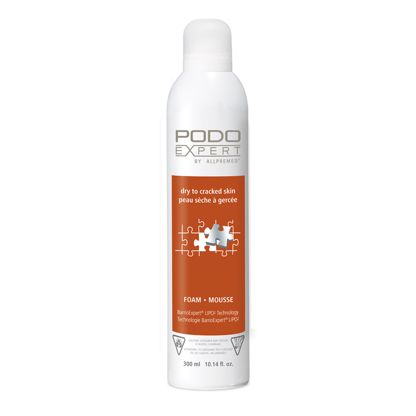 Podoexpert by Allpremed  Repair Foam Cream - Dry to Cracked Skin Foam 125 ml / 4.2 fl oz