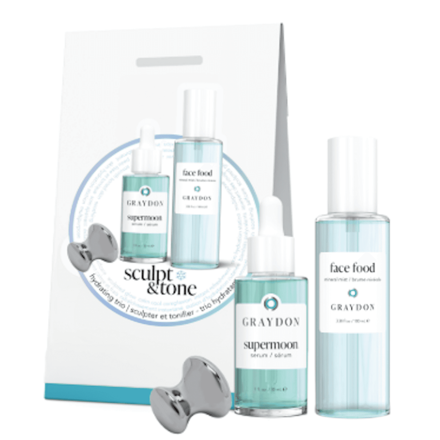 Graydon skulptur och tonhydrating trio