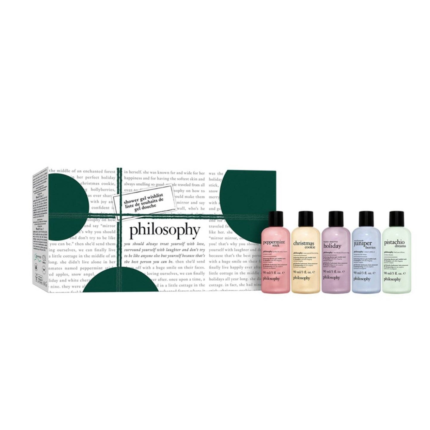 Philosophy Shower gel verlanglijst 5-delige cadeauset filosofie