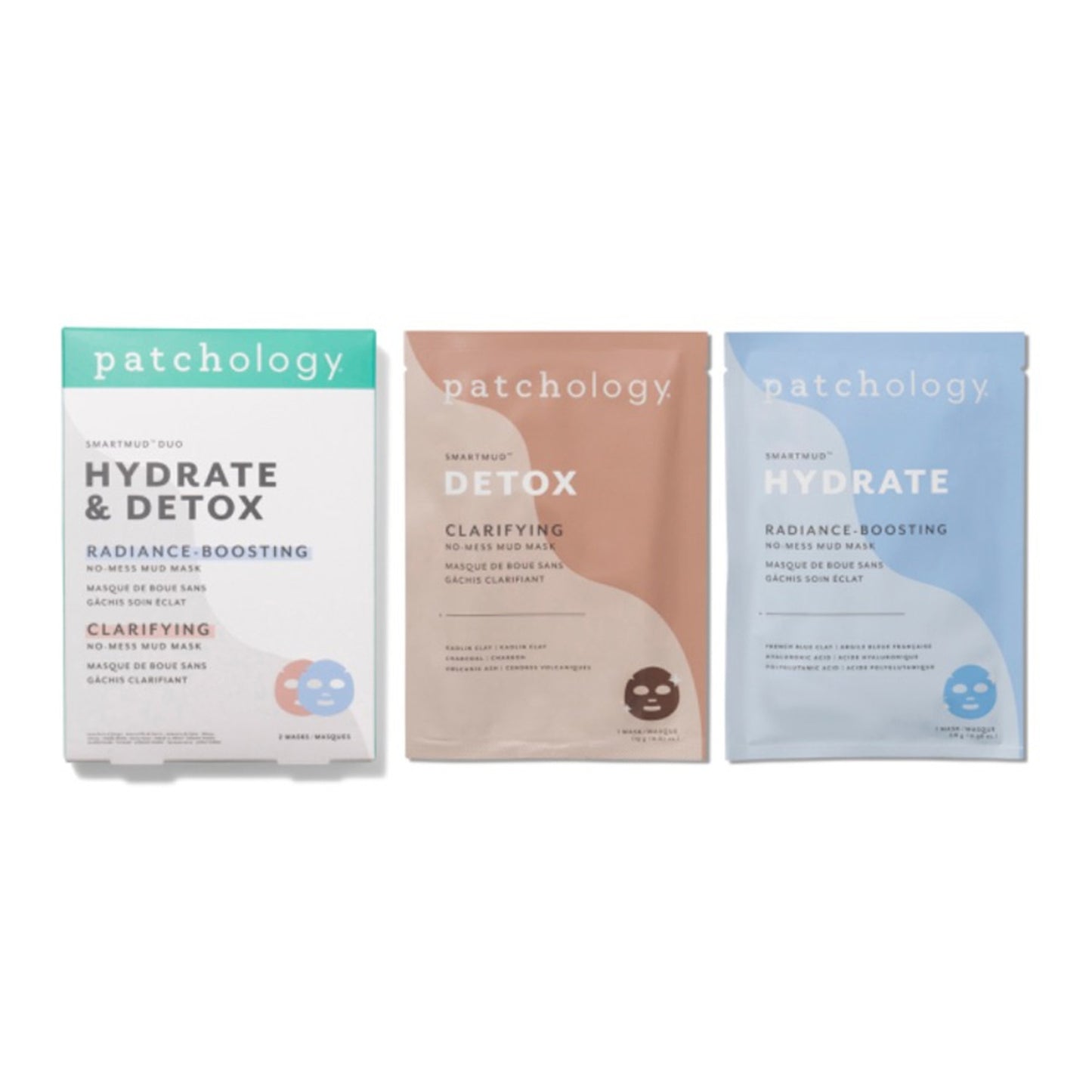 Patchology SmartMud -duo hydraatti ja detox