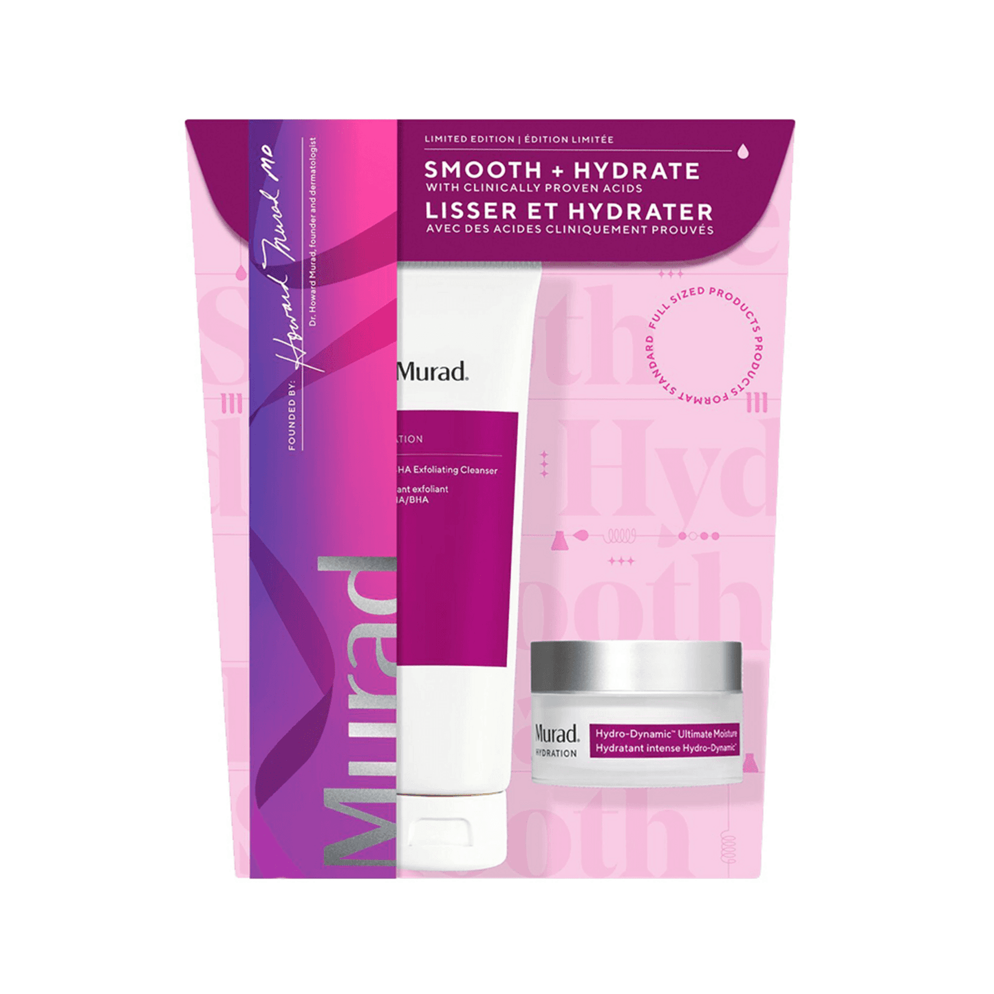 Murad Smooth + Hydrate med kliniskt beprövade syror Gift Set Duo