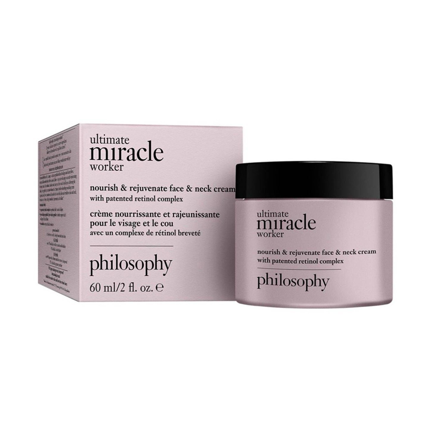 Filosofia Ultimate Miracle Worker Nourish e ringiovanione del viso e del collo