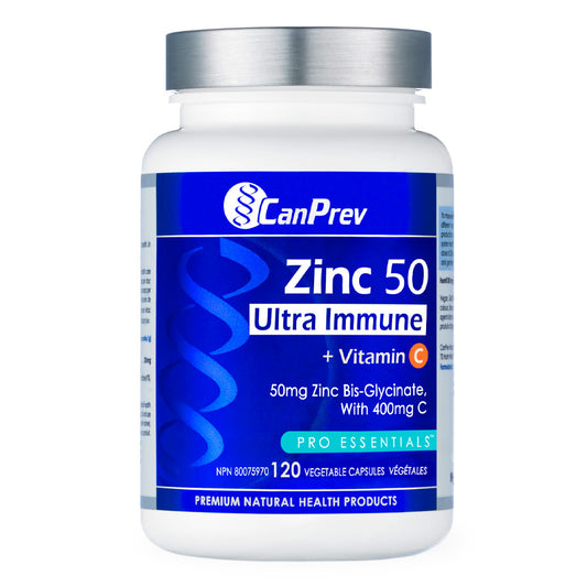 CanPrev Zinc 50 Ultra Immune   Vitamin C