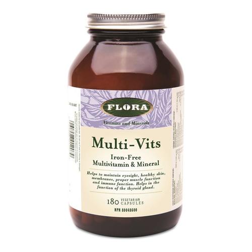 Flora-monivitsit rautatonta multivitamiini- ja mineraalkaava